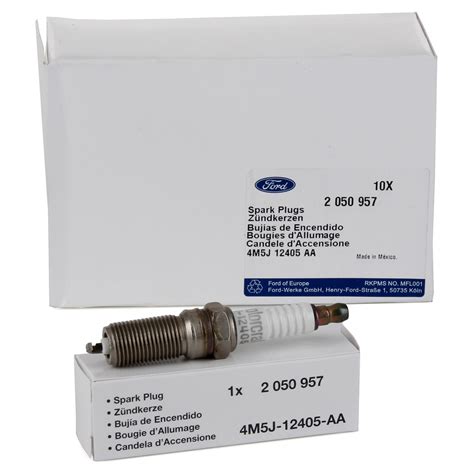 Genuine Ford Spark Plug Plugs 4 Pcs 2050957 Generation Cyfs-12vn4 for ...