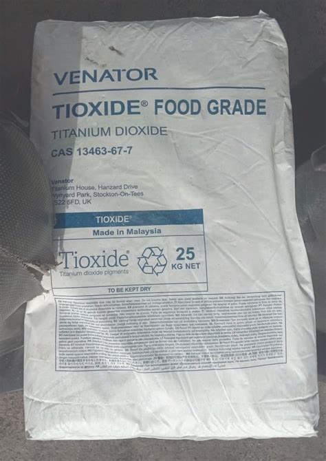 Titanium Dioxide Food Grade E171 25KG 25 Kg At Rs 400 Kg In Ghaziabad