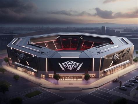 ESPORTS GAMING ARENA Pentagon Exterior | Premium AI-generated image