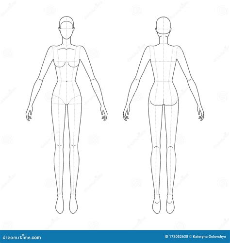 Female Body Outline Fashion ~ Free Body Template For Fashion Design Bodemawasuma