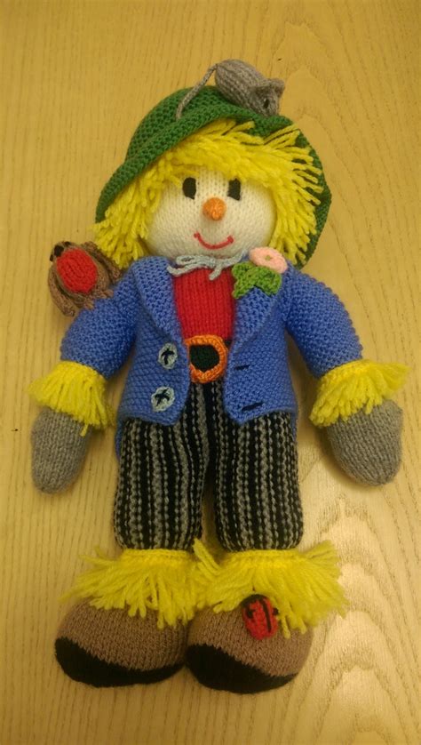 Knitted Scarecrow Knitted Keepsake Jean Greenhowe Sam