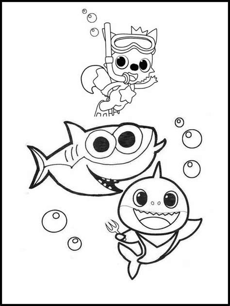 Baby Shark Para Imprimir Y Colorear Imagesee