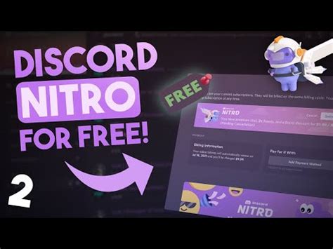 Get Discord Nitro For Free For Month Youtube