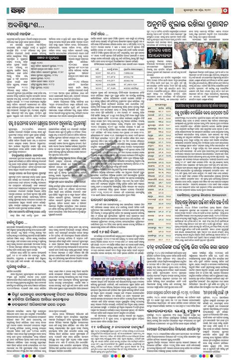 Sambad ePaper : No 1 Newspaper of Odisha | Odisha epaper, News paper ...