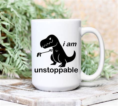 I Am Unstoppable Svg T Rex Svg Tyrannosaurus Rex Dinosaur Etsy Canada