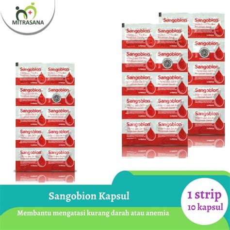 Jual SANGOBION KAPSUL 1 STRIP ISI 10 KAPSUL Shopee Indonesia