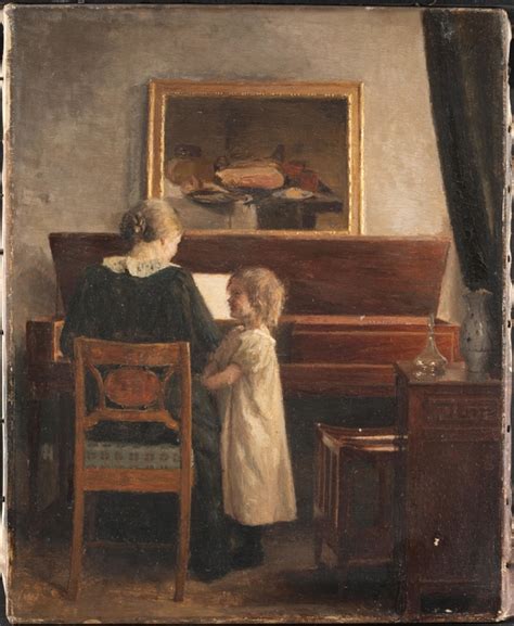 Ved Klaveret Peter Ilsted Artwork On Useum