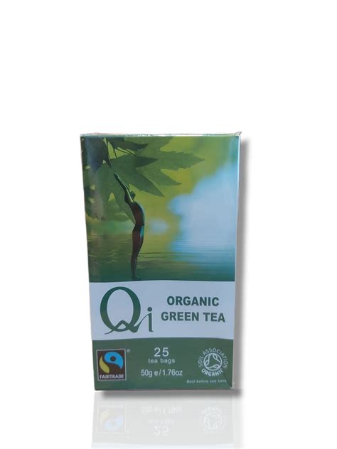 Qi Organic Green Tea 25 Bags The King Of Green Teas Healthy Living