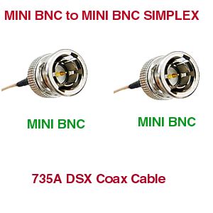 MINI BNC to BNC | RF Coax Cables and Fiber Optic Patch Cables