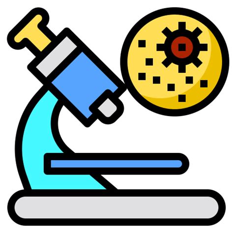 Microscope Phatplus Lineal Color Icon