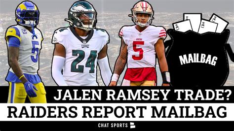 Raiders Trade Rumors On Trey Lance Jalen Ramsey Raiders Rumors