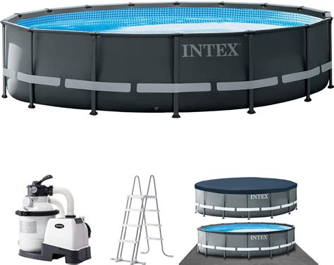 Intex Frame Pool Set Ultra Rondo Xtr Diameter X Cm Pool Sand