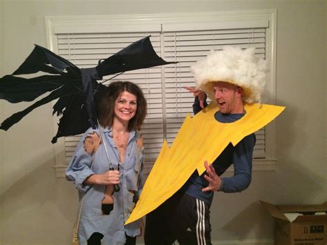 Diy Lightening Bolt And Strike Victim Halloween Couples Costume Charleston Crafted Pregnancy