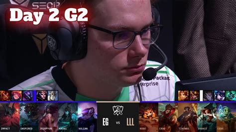 EG Vs LLL Day 2 LoL Worlds 2022 Play Ins Evil Geniuses Vs LOUD