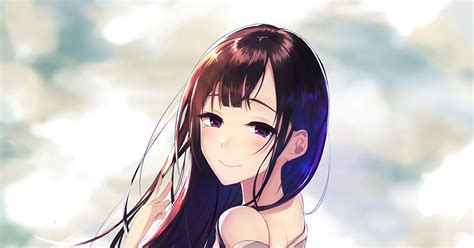 K Smiling Anime Girls Brunette Ane Naru Mono Chiyo Alswp