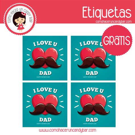 Blog De Imprimibles Gratis Para Tu Fiesta Etiquetas Del Día Del Padre Para Imprimir