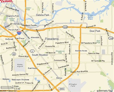 Pasadena Texas Map