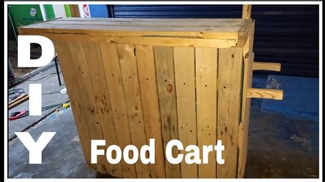 Diy Food Cart Pallet Woods Youtube