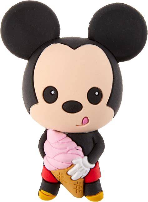 Disney Mickey and Friends: Mickey Mouse Eating Ice Cream 3D Foam Magnet ...