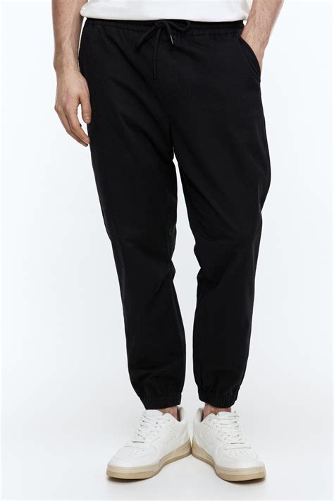 Брюки-джоггеры текстильные базовые mancottonjogger2, цвет: черный (50 ...