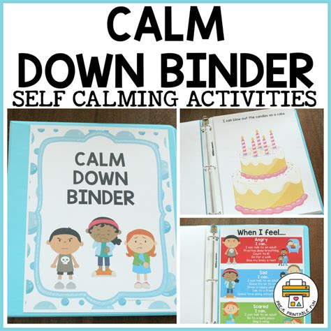 Calm Down Corner Printables Pdf