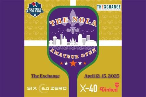 Nola Amateur Open Compete For Cash Prizes And Custom Medals