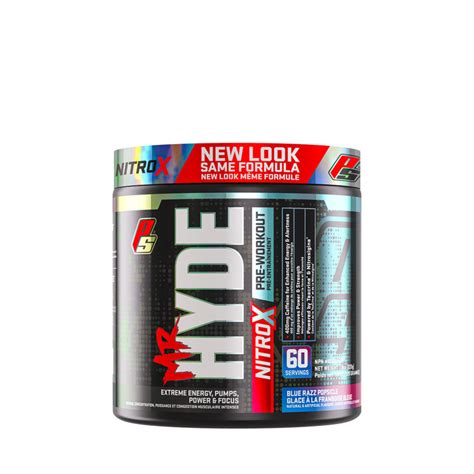 Pro Supps Mr Hyde Nitrox Pre Workout 60 Servings Coresupplementsca