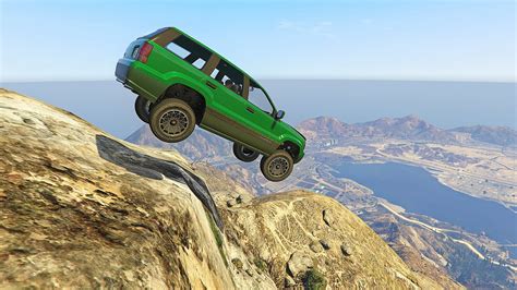 Gta Cliff Drops Crashes Gta Crashes Jumps Ep Youtube