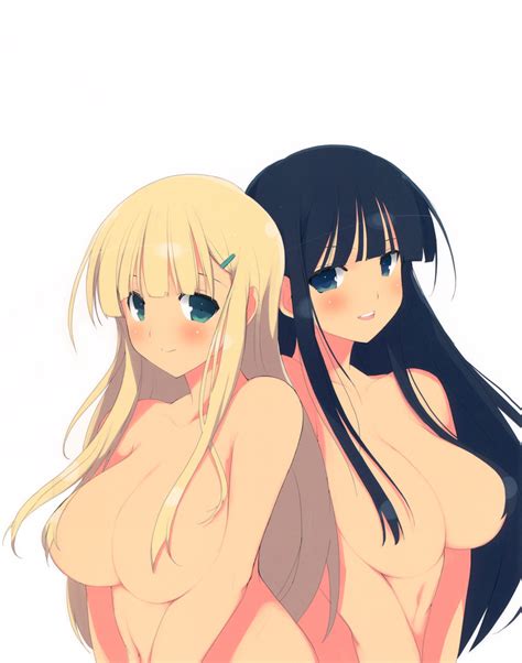 Ikaruga And Yomi Senran Kagura And More Drawn By Yaegashi Nan