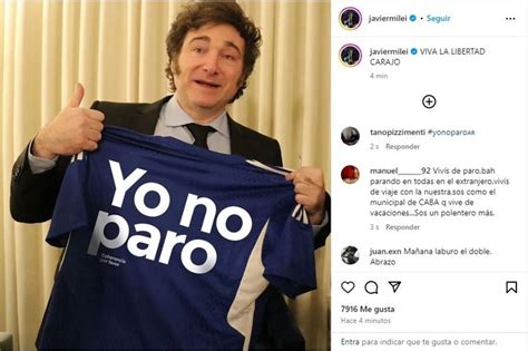 Yo No Paro El Contundente Mensaje De Javier Milei A Horas De La