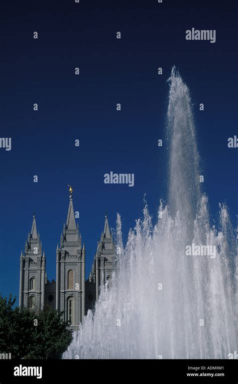 The mormon temple salt lake city hi-res stock photography and images ...