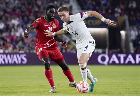 Estados Unidos Arrasa Con San Crist Bal Y Nieves En La Copa Oro Teletica