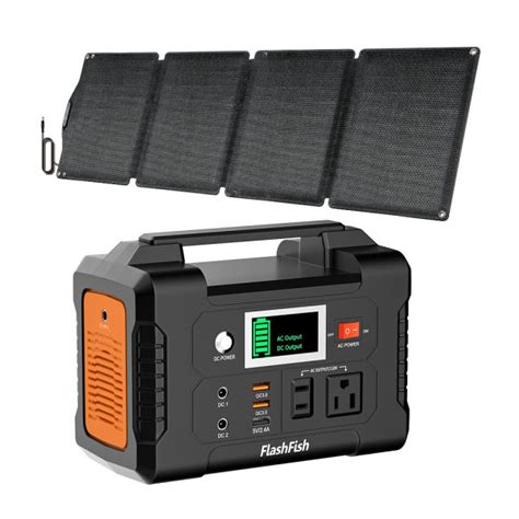 Dropship W Portable Power Station Flashfish Mah Solar