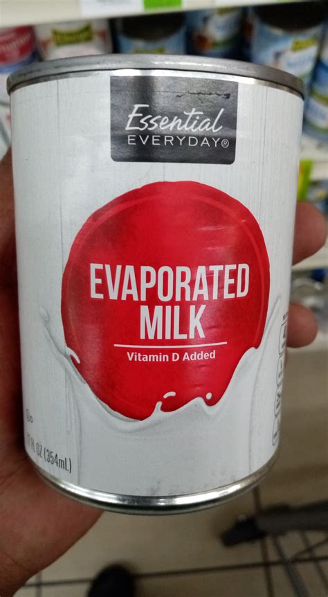 Essential everyday, evaporated milk