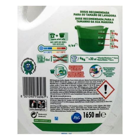 Comprar Detergente L Quido Ariel Actilift Dosis