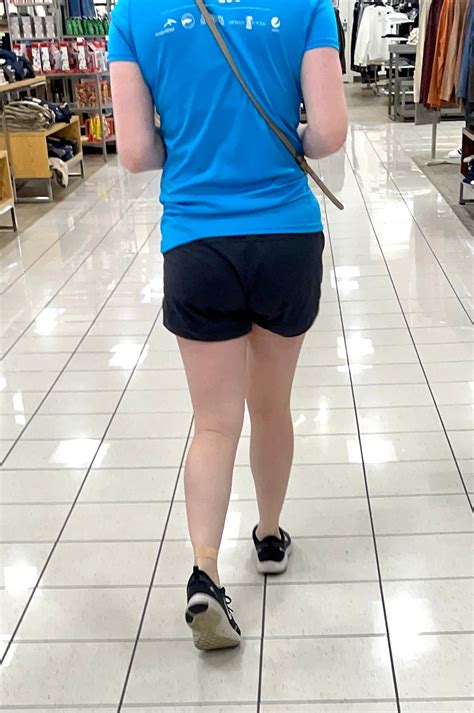 Blonde In Cotton Shorts Short Shorts Volleyball Forum