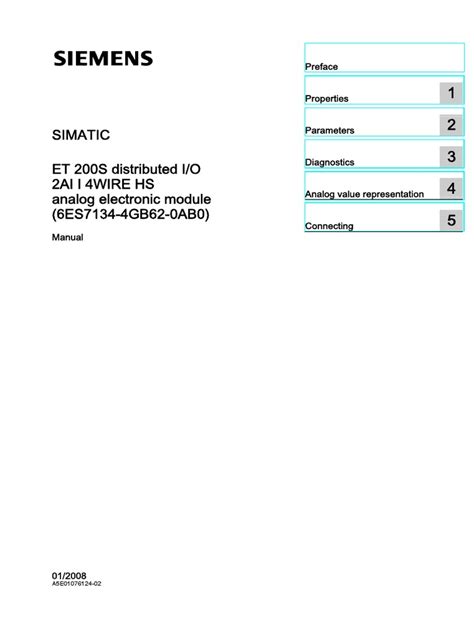 Manual Siemens | PDF | Sensor | Analogue Electronics