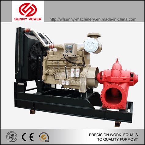 Diesel Engine Driven Fire Pump With Jocky Pump And Pressure Tank