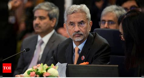 Jaishankar Let S Not Normalise What Is Happening In Canada