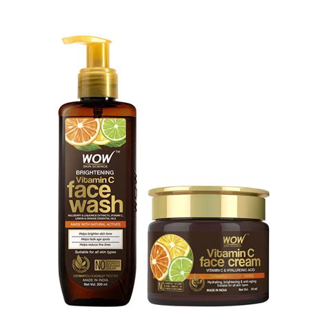 Buy Wow Skin Science Vitamin C Face Cream Face Wash Online