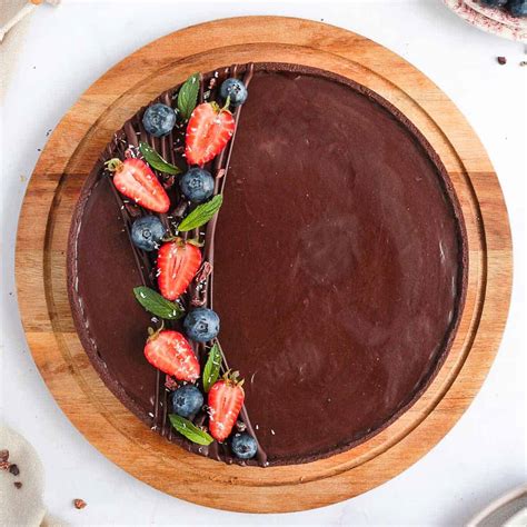 French Chocolate Ganache Tart A Baking Journey