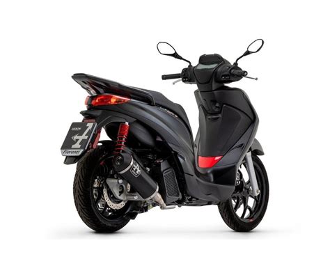 Komplett Auspuff Arrow Urban Alumin Schwarz PIAGGIO Medley 125 S ABS