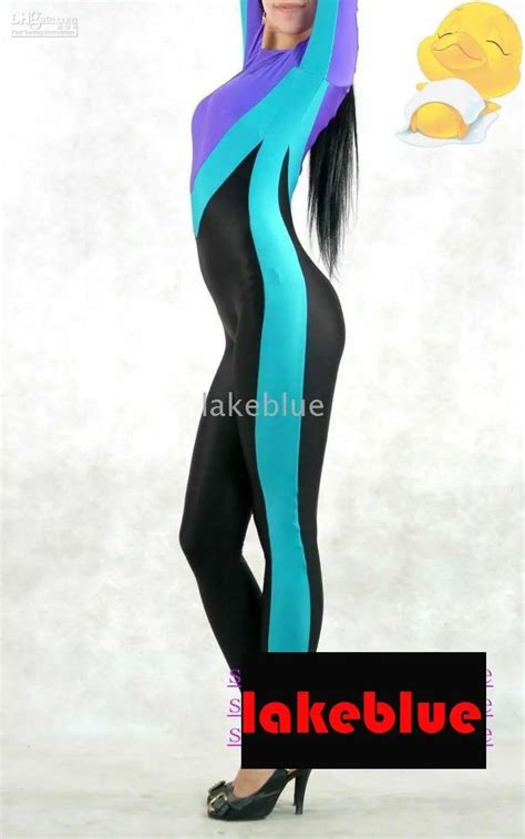 Free Shipping NEW Lycra Spandex Costume Zentai Sexy Gymnastics Catsuit Very Hot Sell W