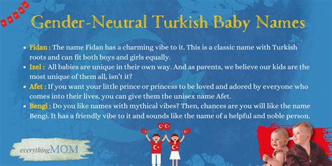 30 Unique Turkish Baby Names for Your Boys and Girls - EverythingMom