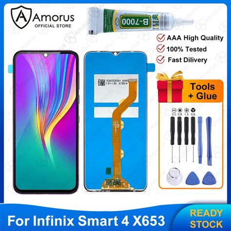 Amorus Real Touch Screen LCD For Infinix Smart 4c X653C For Infinix