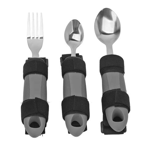 Pcs Adaptive Utensils For Elderly Arthritis Disabled Adults Weak Hand