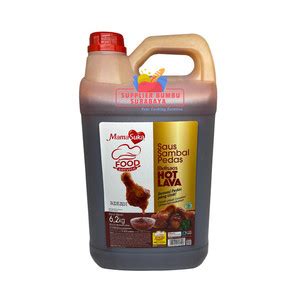 Jual Mamasuka Delisaos Hot Lava Volcano Sauce Halal Kemasan Jerigen Kg Kota Surabaya