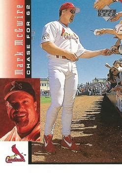 1998 Upper Deck Mark McGwire S Chase For 62 Baseball Trading Card