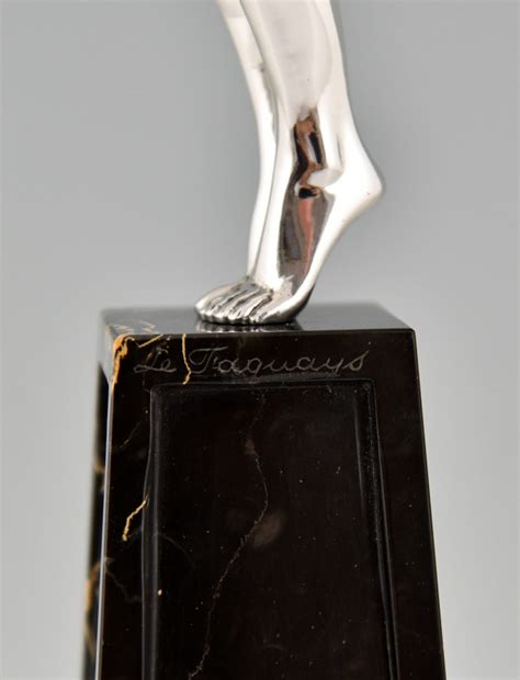 Art Deco Bronze Sculpture Of A Nude With Dove Message Of Love Deconamic