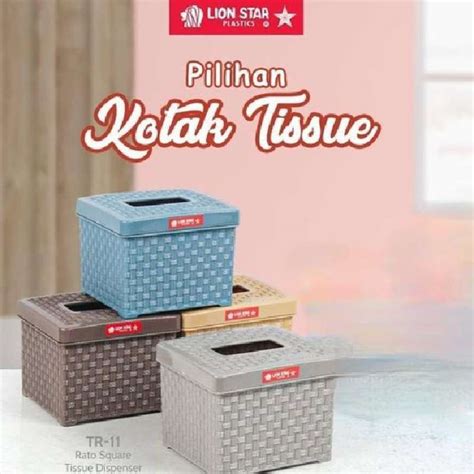 Jual Lion Star Tr Rato Square Tissue Dispenser Tempat Tissue Estetik